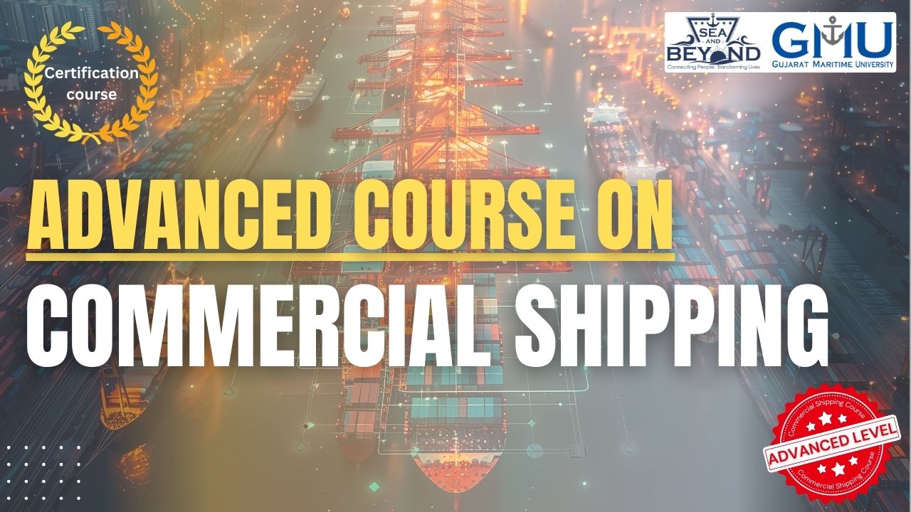 Vessel at port, portraying the commercial aspect of the industry